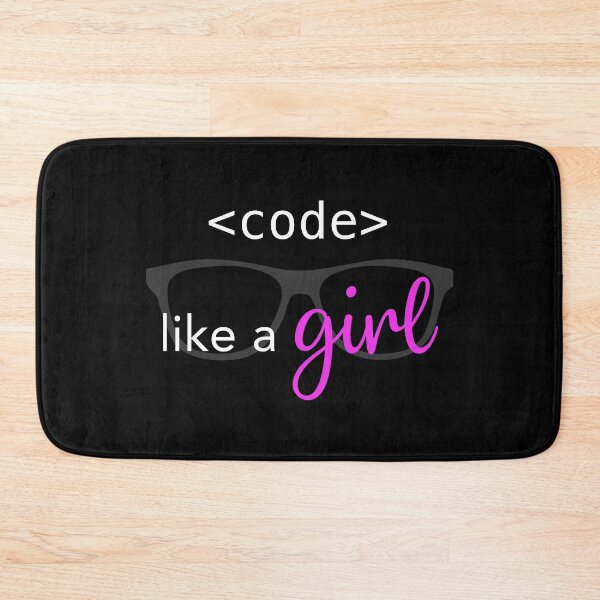 Item preview, Code Like a Girl - Dark designed and sold by color-coder.
