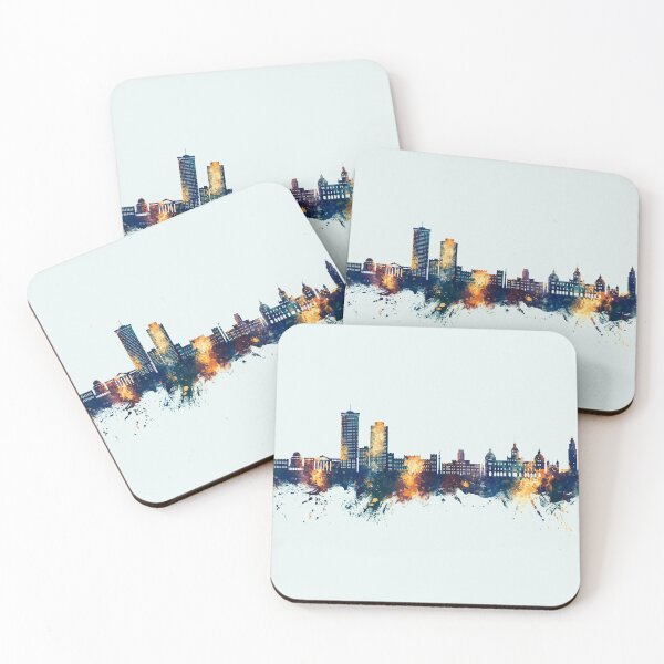 Item preview, A Coruña Spain Skyline designed and sold by ArtPrints.