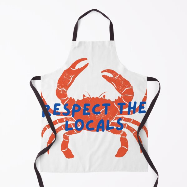 Item preview, Respect the locals crab lover designed and sold by LemonCinammon.