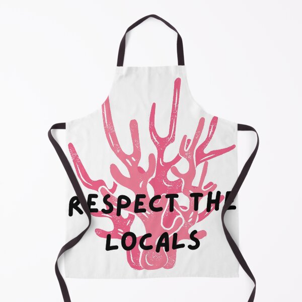 Item preview, Respect the locals coral aesthetic designed and sold by LemonCinammon.
