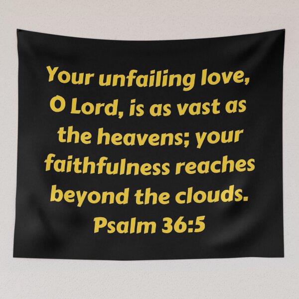 Item preview, Bible Verse Psalm 36:5 designed and sold by Prayingwarrior.