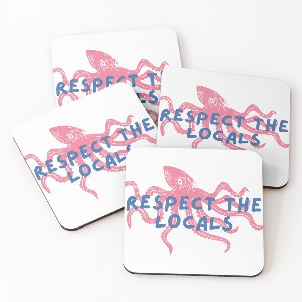 Item preview, Respect the locals octopus lover designed and sold by LemonCinammon.