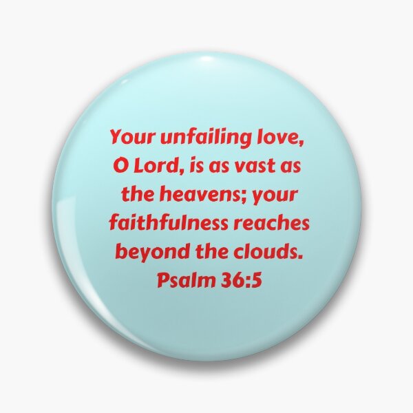 Item preview, Bible Verse Psalm 36:5 designed and sold by Prayingwarrior.
