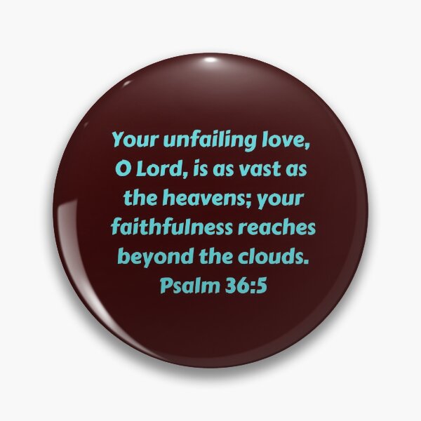 Item preview, Bible Verse Psalm 36:5 designed and sold by Prayingwarrior.