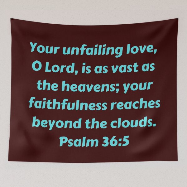 Item preview, Bible Verse Psalm 36:5 designed and sold by Prayingwarrior.