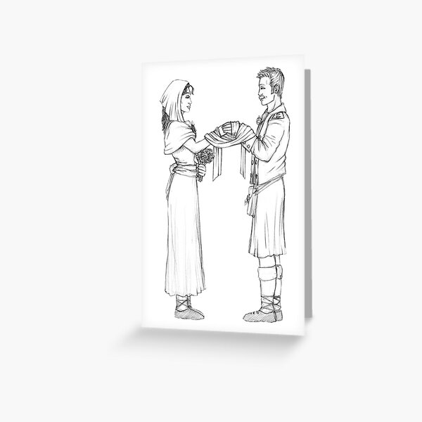 Scottish Handfasting / Wedding Greeting Card