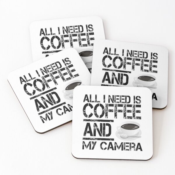 Item preview, All I need is coffee and my camera - Coffee lover photographer friend, dslr, wedding photography Classic T-Shirt designed and sold by TRIBExSPACE.