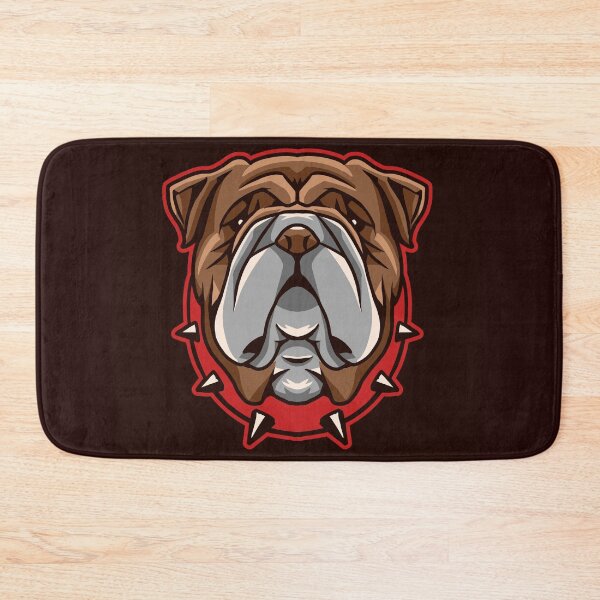 Item preview, Bulldog Head Illustration Isolated Dark Background designed and sold by Peekonet.