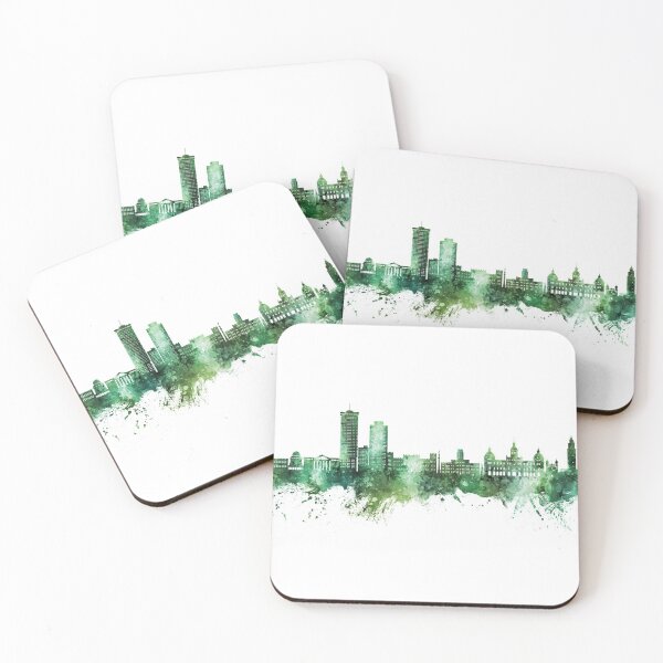 Item preview, A Coruña Spain Skyline designed and sold by ArtPrints.