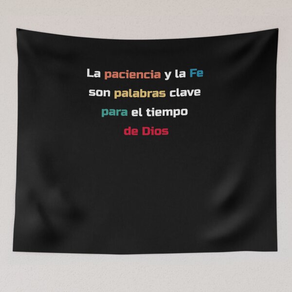 Item preview, Paciencia y fe designed and sold by DesignerFollow.