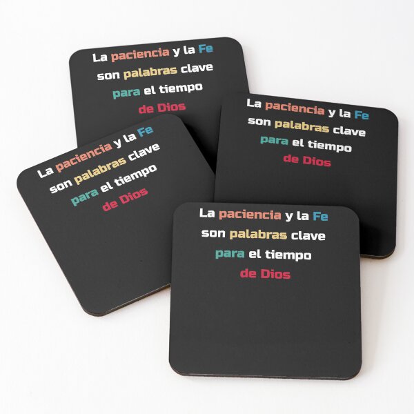 Item preview, Paciencia y fe designed and sold by DesignerFollow.