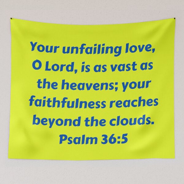 Item preview, Bible Verse Psalm 36:5 designed and sold by Prayingwarrior.