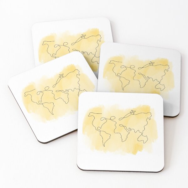 Item preview, Watercolor World Map Plane designed and sold by ksimmons93.