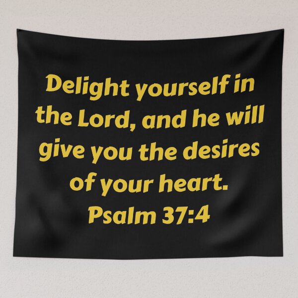 Aperçu de l'œuvre Bible Verse Psalm 37:4 créée et vendue par Prayingwarrior.