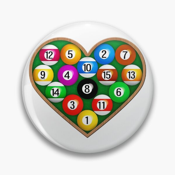 Item preview, I Heart Billiards designed and sold by iheartsport.