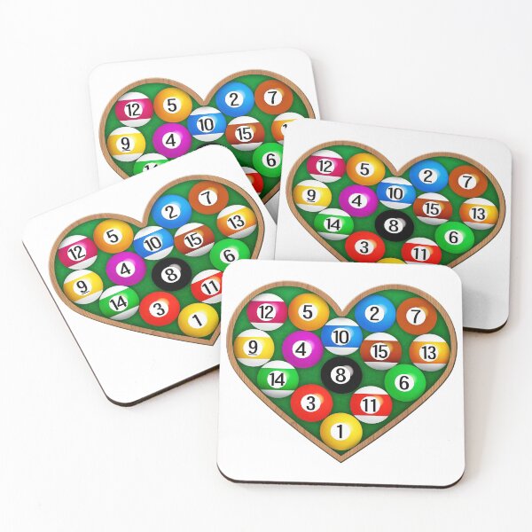Item preview, I Heart Billiards designed and sold by iheartsport.
