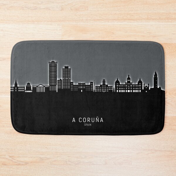 Item preview, A Coruña Spain Skyline designed and sold by ArtPrints.