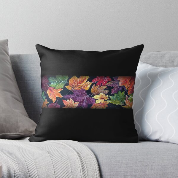 Colours of Autumn - Nature Throw Pillow