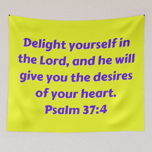 Aperçu de l'œuvre Bible Verse Psalm 37:4 créée et vendue par Prayingwarrior.
