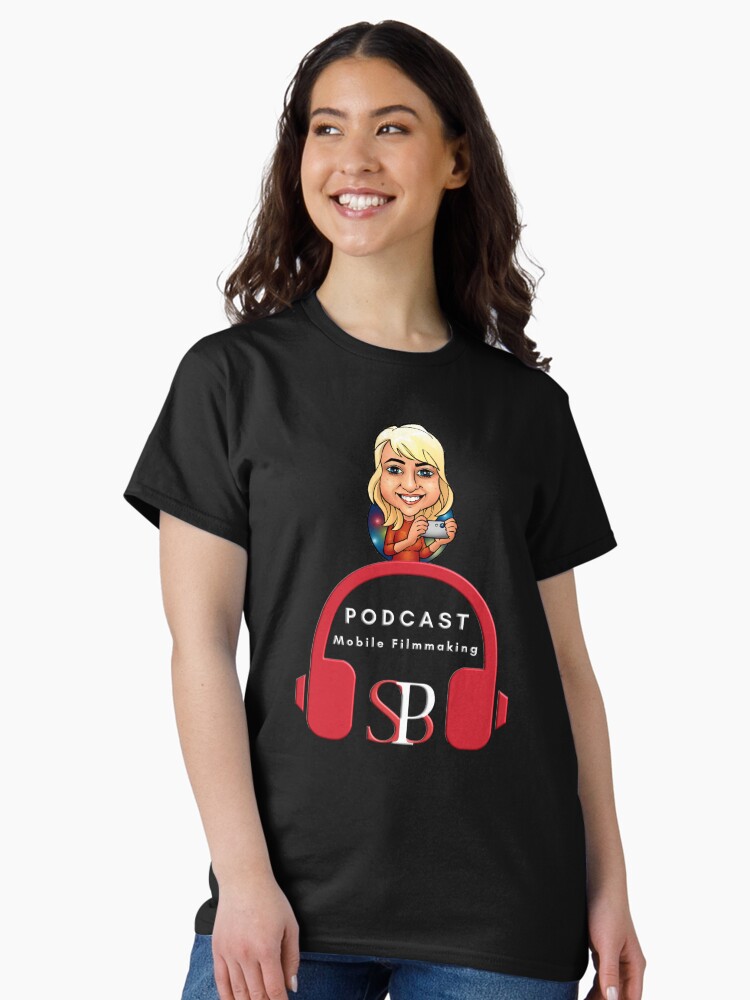 Thumbnail 1 of 7, Classic T-Shirt, Mobile Filmmaking Podcast designed and sold by mobilefilmmaker.
