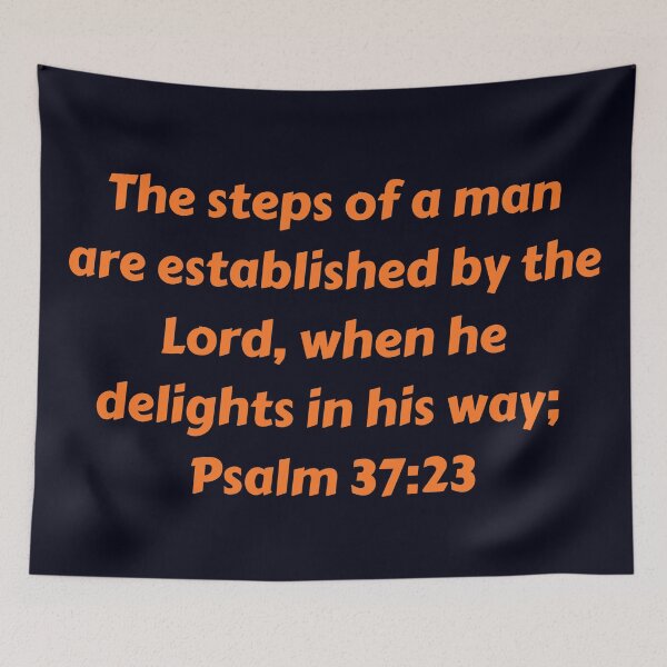 Item preview, Bible Verse Psalm 37:23 designed and sold by Prayingwarrior.