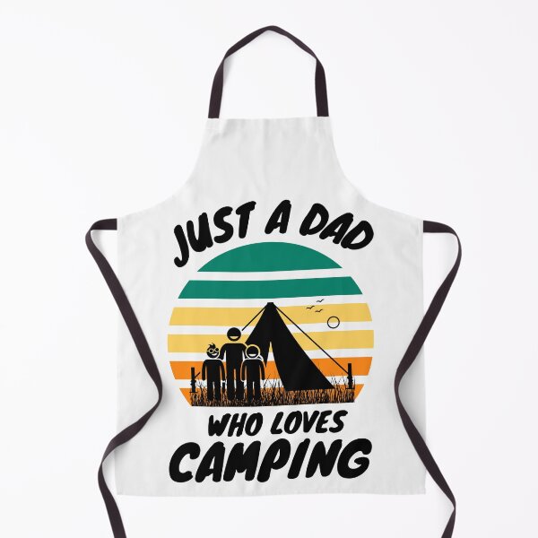 Item preview, Just a dad who loves camping designed and sold by Tej0711.