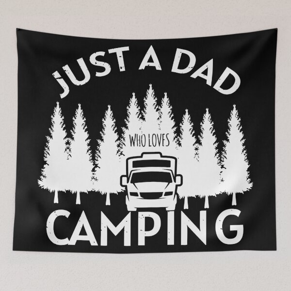 Item preview, just a dad who loves camping - Father day designed and sold by DahiyaTees.