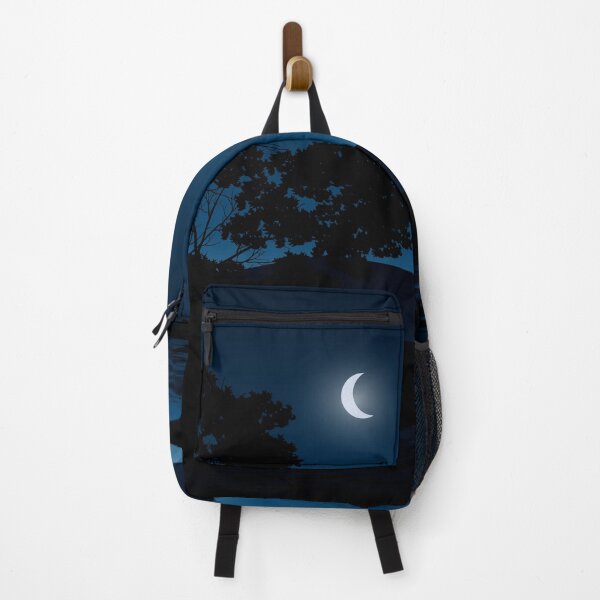 Item preview, Night Time lake With Tree And Moon Light designed and sold by JTS STORE.