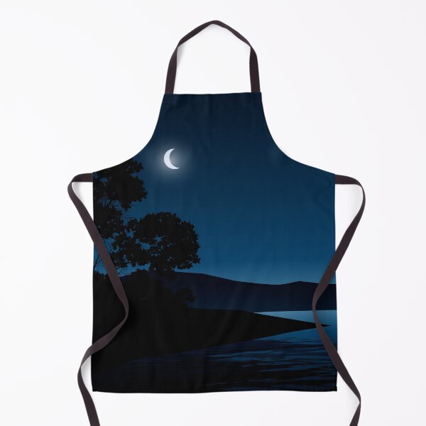 Item preview, Night Time lake With Tree And Moon Light designed and sold by JTS STORE.