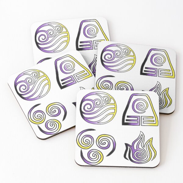 Item preview, Four Elements Non Binary Pride  designed and sold by Fandom-Finesse.