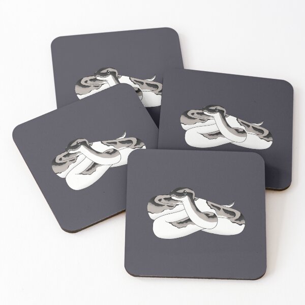 Item preview, Axanthic Piebald Ball Python Illustration designed and sold by anacecilia.