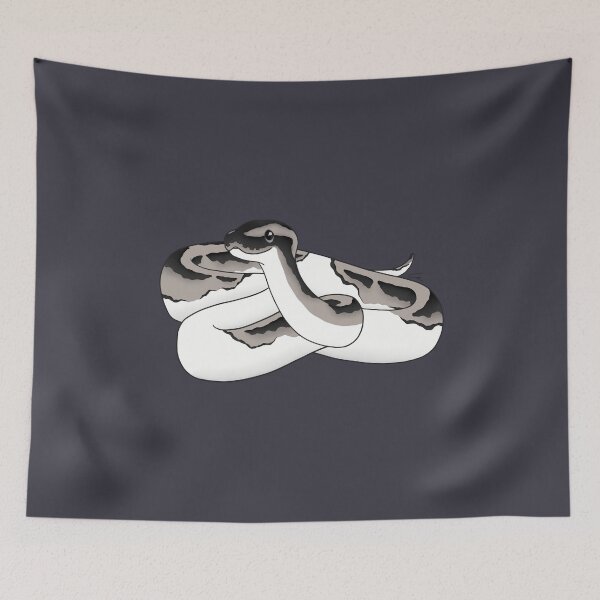 Item preview, Axanthic Piebald Ball Python Illustration designed and sold by anacecilia.