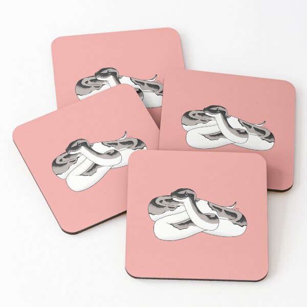 Item preview, Axanthic Piebald Ball Python Illustration II designed and sold by anacecilia.