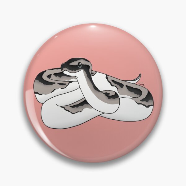 Item preview, Axanthic Piebald Ball Python Illustration II designed and sold by anacecilia.