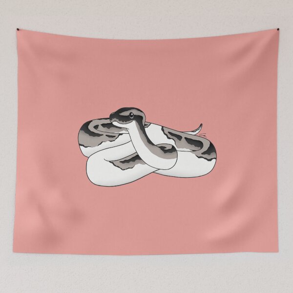 Item preview, Axanthic Piebald Ball Python Illustration II designed and sold by anacecilia.