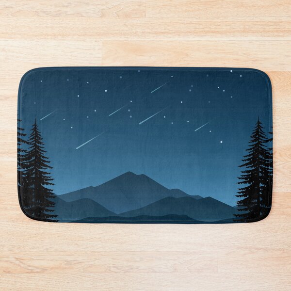 Item preview, Pine Tree Night Landscape With Mountain background designed and sold by JTS STORE.