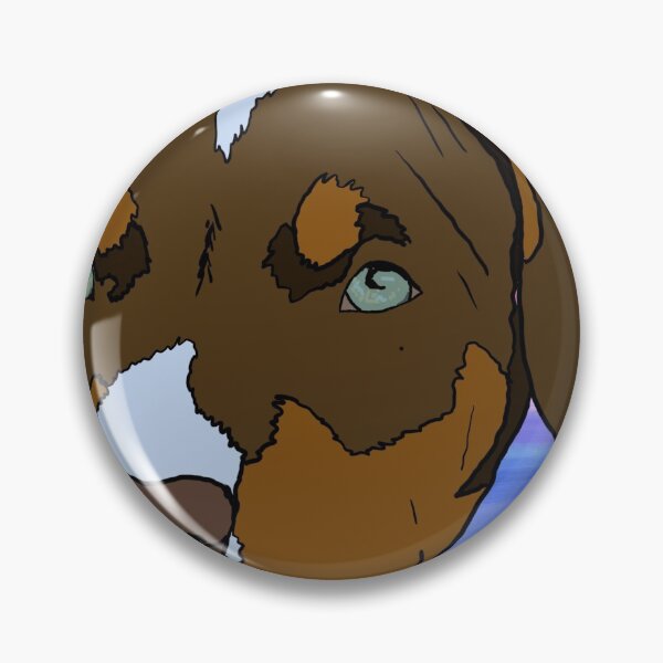 Item preview, Bisexual pride tricolor pitbull puppy  designed and sold by LeahcarsArt.
