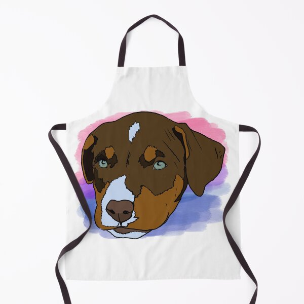 Item preview, Bisexual pride tricolor pitbull puppy designed and sold by LeahcarsArt.