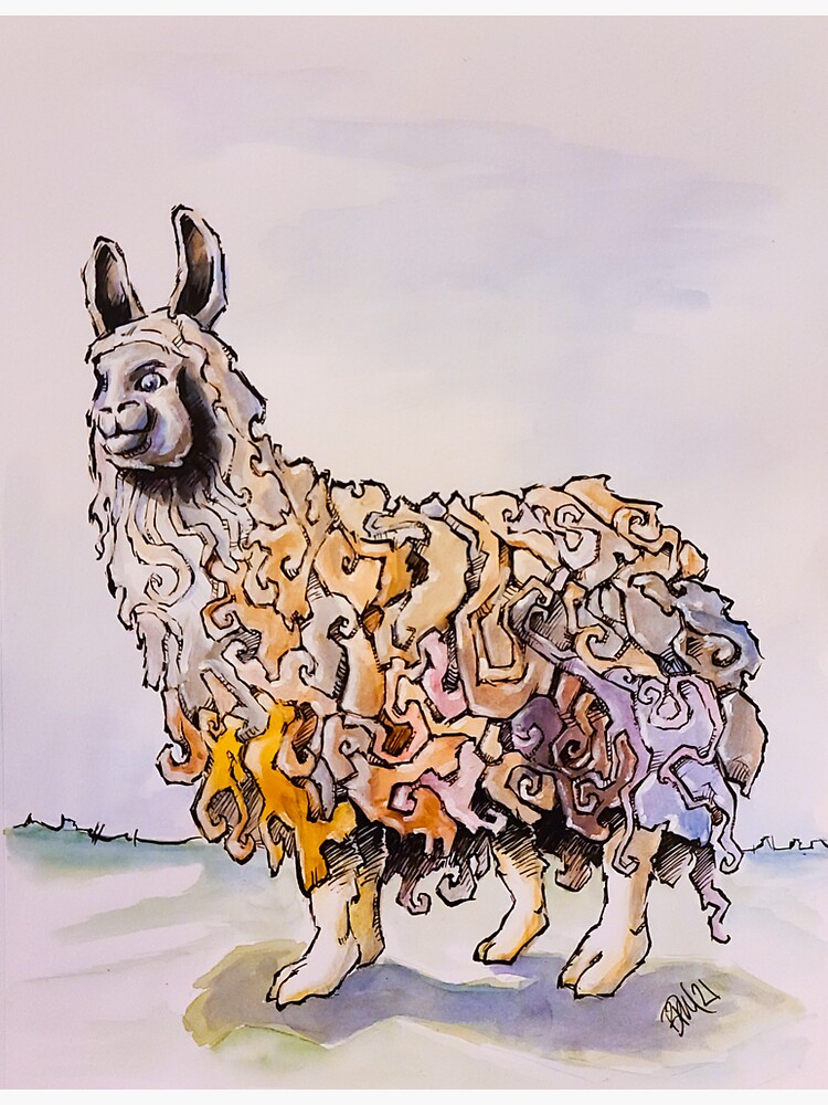 Duchess the Llama by ByronMcBride