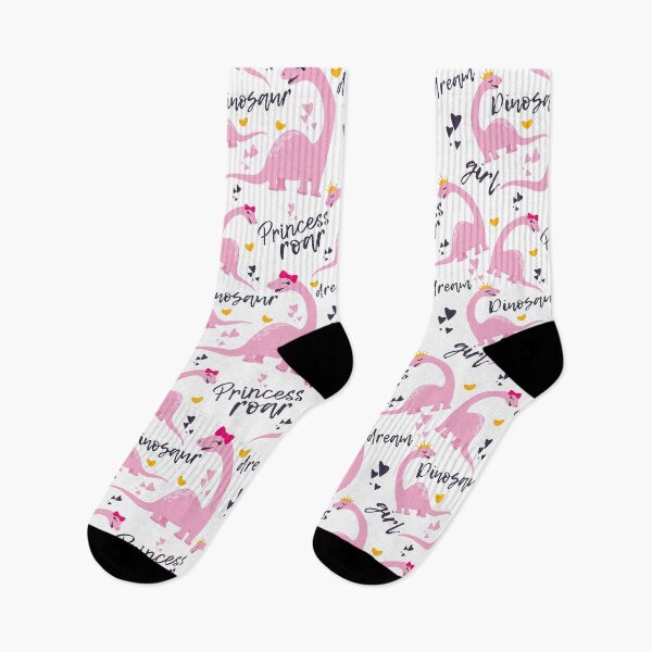 Item preview, Dinosaur Seamless Pattern, Pink designed and sold by graphic-genie.