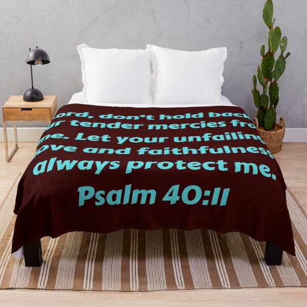 Artikelvorschau, Bible Verse Psalm 40:11 entworfen und verkauft von Prayingwarrior.