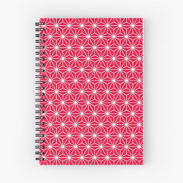 Item preview, Aka Red White Asanoha - Japanese Traditional Pattern designed and sold by KinitaDesign.
