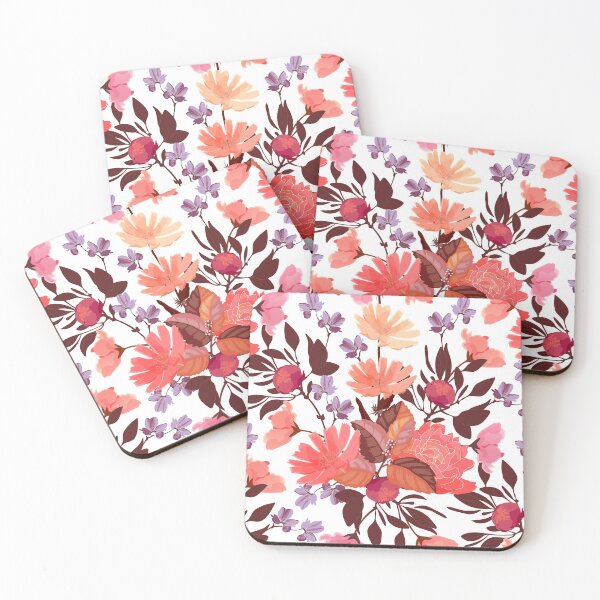 Item preview, pink vintage floral designed and sold by baheeya.