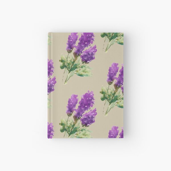 Vista previa del artículo con la obra «Flores moradas sueltas», diseñado y vendido por JadeWuArt.