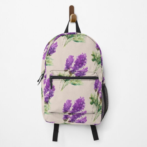 Vista previa del artículo con la obra «Flores moradas sueltas», diseñado y vendido por JadeWuArt.