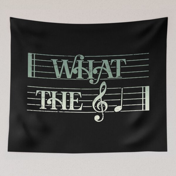 Item preview, What The F Musical Note designed and sold by LavaDeception.