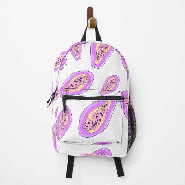 Item preview, Violet Pink papaya print designed and sold by orangerinka.