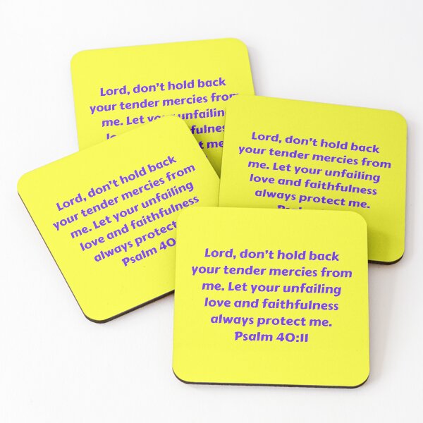 Item preview, Bible Verse Psalm 40:11 designed and sold by Prayingwarrior.