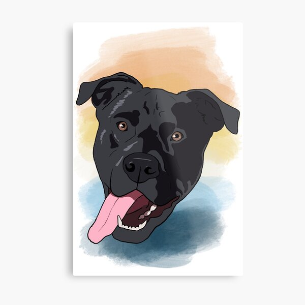 Pitbull Lab Mix Puppy Dog Cathy Peek Pets Art Jigsaw Puzzle by Cathy Peek -  Fine Art America