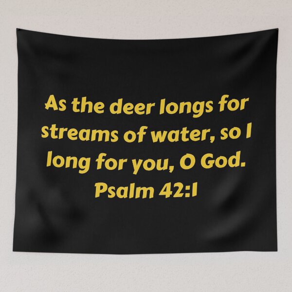 Artikelvorschau, Bible Verse Psalm 42:1 entworfen und verkauft von Prayingwarrior.